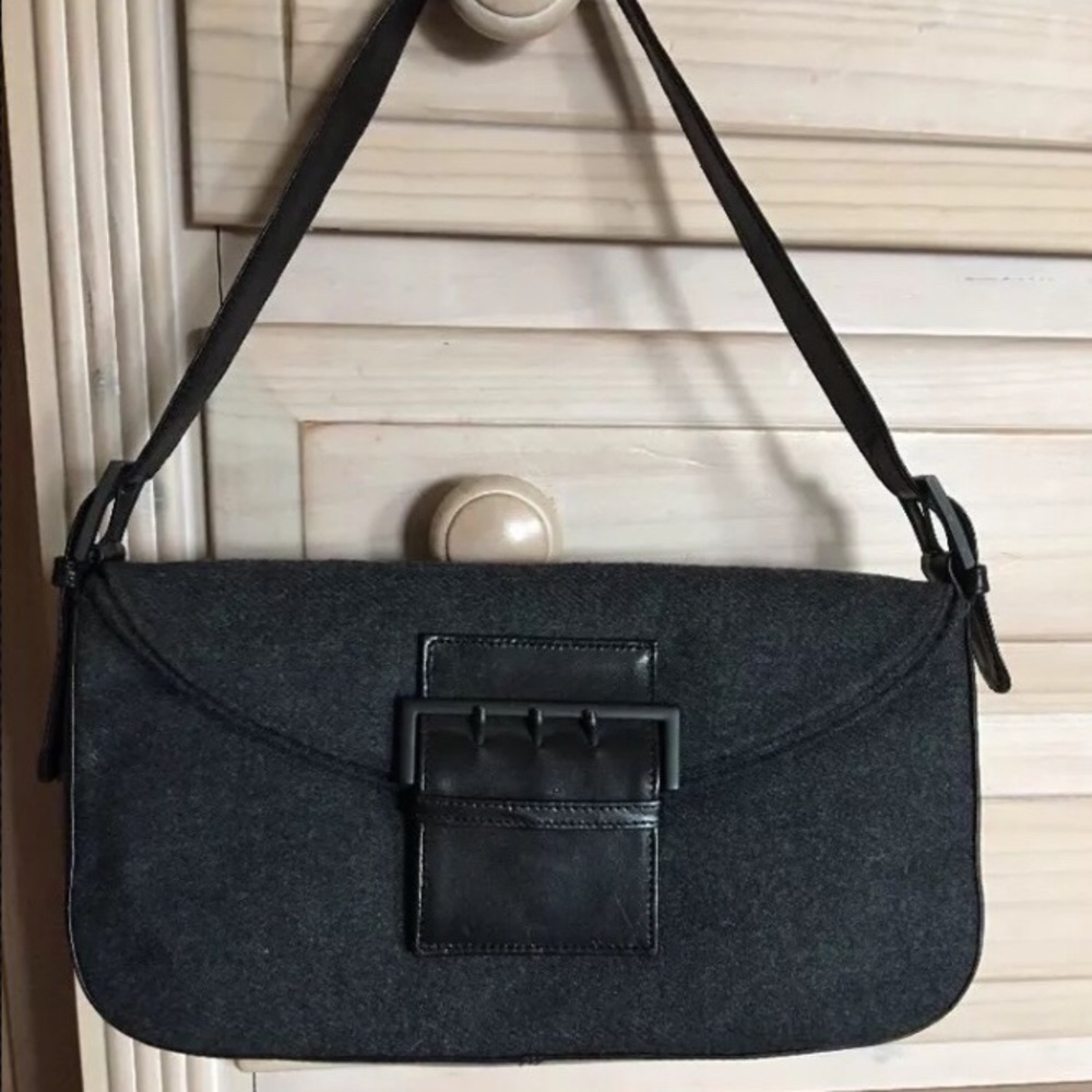 Stuart Weitzman Flannel Leather Purse